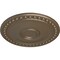 Ekena Millwork Foster Ceiling Medallion (Fits Canopies up to 5 5/8"), Hand-Painted Warm Silver, 19 1/8"OD x 1"P CM19FOWSS - alternate 4